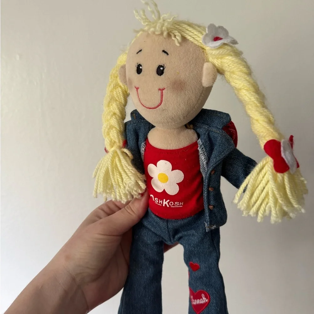 OshKosh B'gosh Red and Blue Kids Doll
